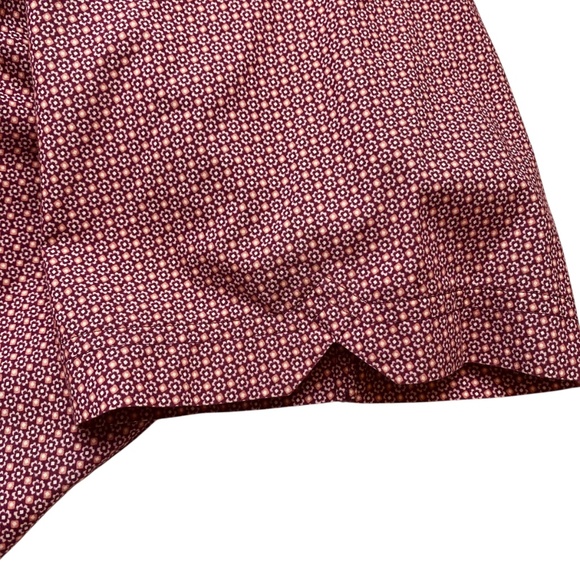 ZACHARY PRELL Geometric Print Short Sleeve 100% Cotton Shirt Size M - Picture 3 of 7